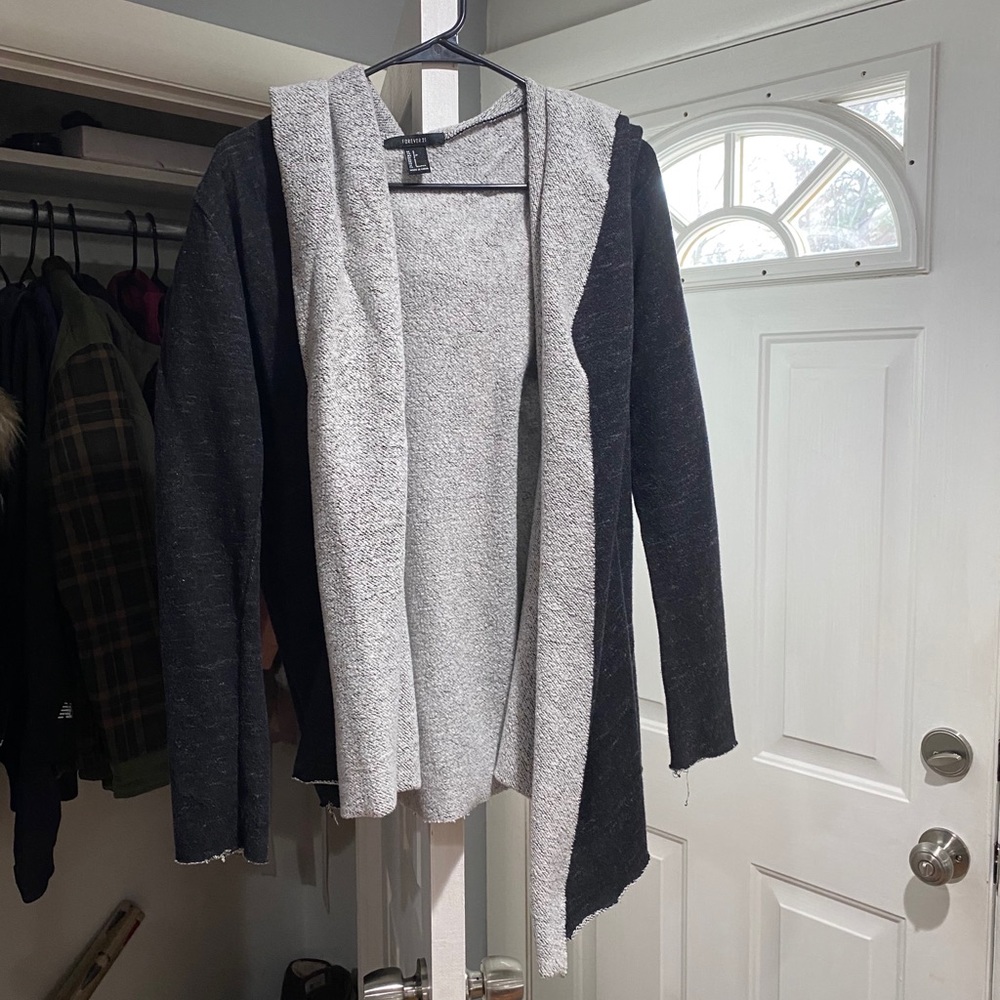 Black cardigan
